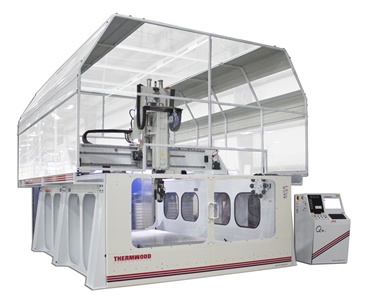 Thermwood Model 77 10x10 with canopy shown