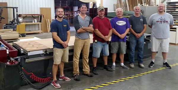 Thermwood Customer AUM Wood Products - Spicer, MN with their new Cut Center