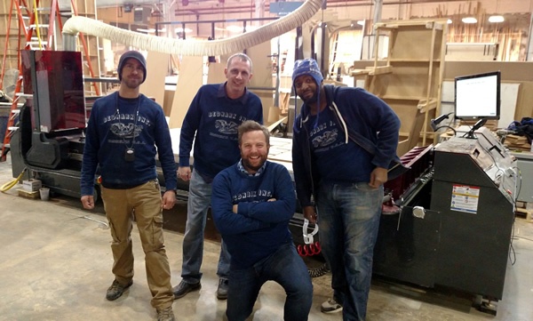 Jody Wilmes and the guys at Bednark Studio and their new Thermwood Cut Center Jody Wilmes and the guys at Bednark Studio and their new Thermwood Cut Center