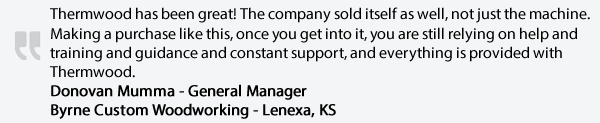 Thermwood has been great quote Thermwood has been great quote