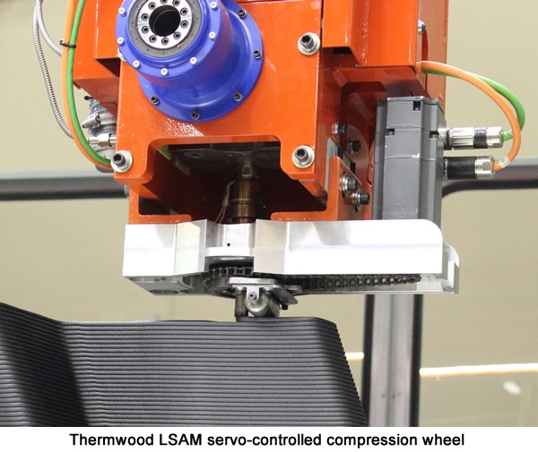 Thermwood LSAM Servo-Controlled Compression Wheel Thermwood LSAM Servo-Controlled Compression Wheel