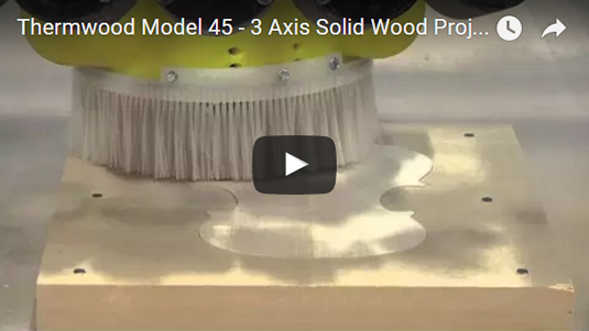 Thermwood Model 45 machining a variety of solid wood projects Thermwood Model 45 machining a variety of solid wood projects