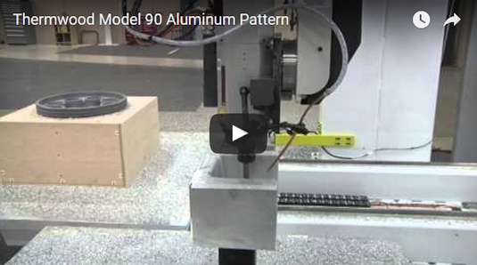 Thermwood Model 90 Machining Aluminum Pattern Thermwood Model 90 Machining Aluminum Pattern