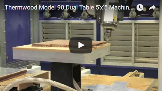 Thermwood Model 90 Machining Honeycomb Thermwood Model 90 Machining Honeycomb
