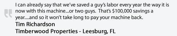 Tim Richardson of Timberwood Properties Quote Tim Richardson of Timberwood Properties Quote